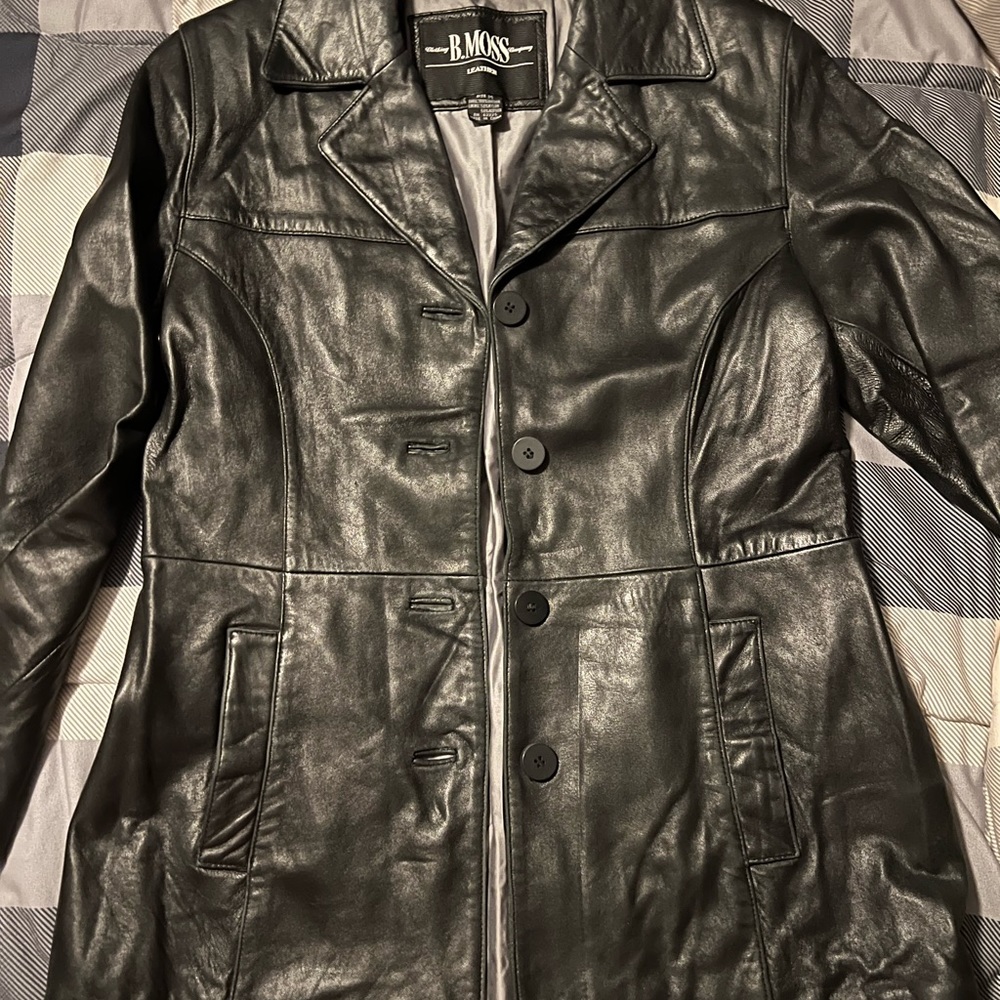 B.Moss leather jacket